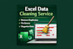 extract your data in excel and organize it