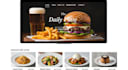 design a modern restaurant website food delivery website