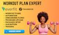 setup everfit upload workouts programs to your truecoach trainerize hubfit va