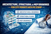 create architectural, structural and mep permit drawings with pe stamp