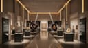 design 3d art gallery interior, 3d museum exhibition render, metaverse and nft