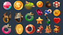 create 2d game icons, assets, props, items and objects for games