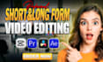 do professional video editng