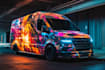 draw clean and professional car wrap, vehicle wrap design