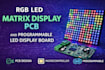 design rgb led matrix display pcb and programmable led display board