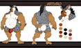 fursona ref sheet furry reference sheet anthro ref sheet oc nsfw furry ref sheet