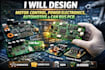 design motor control, power electronics automotive and canbus pcb