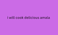 cook delicious amala food