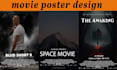 design a professional cinematic movie poster