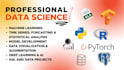 do python data analysis, machine learning modeling, and data science projects