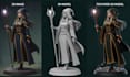 create action figurine dnd convert 2d image to 3d model stl file for 3d printing