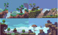2d pixel game character animation pixel spritesheet top down tileset game art
