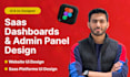 design modern saas dashboard UI UX and admin panel in figma