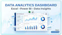 create a professional data analytics dashboard in excel or power bi