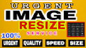 do photo resize image cropping and retouching