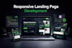 convert PSD, figma, xd to responsive HTML CSS bootstrap landing page