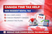 help foreigners file canada t1nr rental tax issues corporate tax, small business
