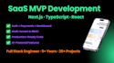 build your saas mvp with nextjs and typescript