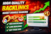 do high quality SEO backlink link building for your website