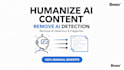 humanize chatgpt content manually, remove ai detection and plagiarism
