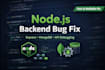 fix nodejs, express and mongodb backend bugs and API issues