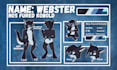 draw furry ref sheet, fursona sheet, kemono, anthro reference for your character