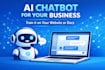 build an ai chatbot for your website trained on your business data