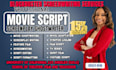 do movie script writing, screenplay screenwriting script writing, youtube script