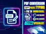 do fast PDF to word conversion typing and copy paste work