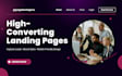 high converting landing page and lead generation design