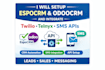 setup espocrm odoocrm and integrate twilio, telnyx or SMS apis with crm systems