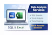 do sql queries,excel data analysis and data cleaning
