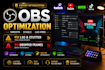 optimize obs studio for smooth streaming and fix lag or dropped frames