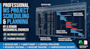 create a professional project schedule and gantt chart using ms project