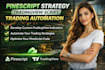 create pinescript strategy tradingview script trading automation tradingview