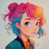 draw a cute anime style illustration
