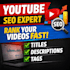 youtube seo title description tags for higher ranking