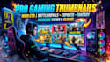 design premium gaming thumbnails with 24 hour delivery