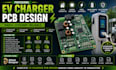 design ev charger pcb, charging station pcb and power electronics circuits