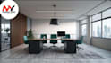 create a professional zoom virtual office background