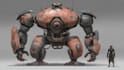 design sci fi mecha and robot concept art