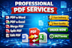 convert, edit, merge, split and create PDF files professionally
