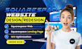 create squarespace website design or redesign custom squarespace development