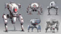 draw or design mechs robots concepts