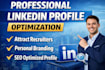 create, optimize and manage linkedin profile