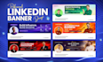 design professional linkedin banner, carousel, and post design