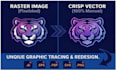 trace vector file for your logo and image