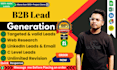 do b2b lead generation, linkedin lead generation and verified email list