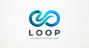 design a unique and modern loop logo for your brand