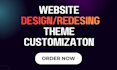 design, redesign webseite wordpress and wordpress theme customization